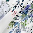 thumbnail image 5 of Eucalyptus Leaves Sheer Curtains 84 Inches Long 2 Panels Set, Green Semi Sheer Curtains Light Filtering, Spring Summer Soft Drapes for Bedroom Living Room Dining Room Window, 52" X 84", 5 of 5