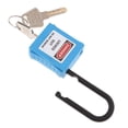 thumbnail image 4 of PL38-KD Cadenas de Sécurité Incurvé en PVC de 38 mm Cadenas de Sécurité en PVC Bleu, 4 of 9