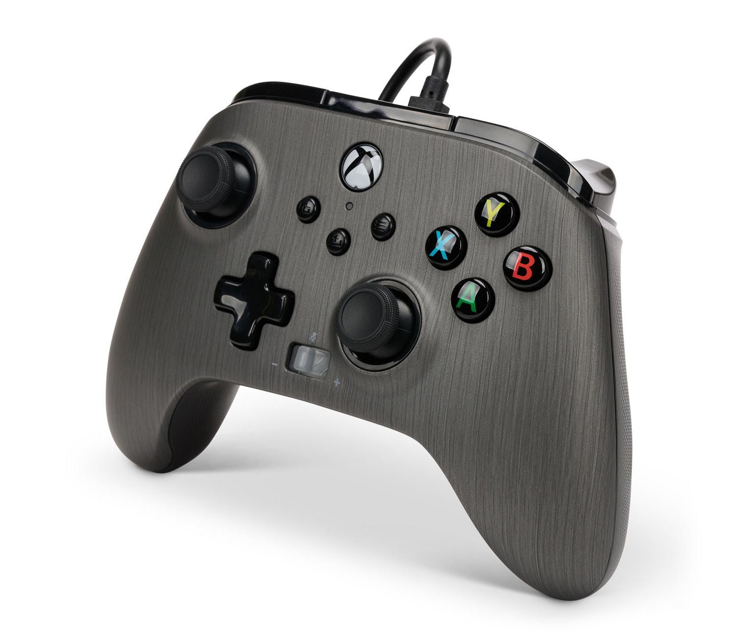 Manette filaire améliorée PowerA pour Xbox Series X|S - Brushed Gunmetal