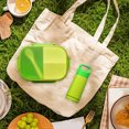 thumbnail image 4 of Microwave Safe Lunchbox Set with Mug Rectangular Divided Food Container Commuter Meal Prep Kit, 4 of 6