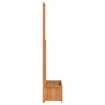 thumbnail image 3 of vidaXL Planter with Trellis Brown Solid Wood Fir, 3 of 5