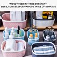 thumbnail image 1 of Save Space With Multi-colored Container Plastic Organizing Plastic Dustproof Organizer Box For Storage Organizing blue L, 1 of 9
