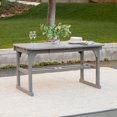 thumbnail image 1 of Table de salle à manger d’extérieur extensible - Gris cérusé, 1 of 7