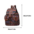 thumbnail image 3 of TIMIFISEthnic Style Pattern Backpack Canvas Bag Fashionable Personality Travel Strap Backpack, 3 of 6