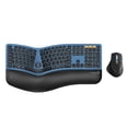 thumbnail image 1 of Clavier et Souris Ergonomiques Sans Fil, ProtoArc EKM01 Plus Pleine Grandeur Clavier et Souris Ergo Bluetooth, Conception Séparée, Repose-Poignet, Multi-Appareils, Recharge, 1 of 9