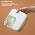 thumbnail image 3 of Lunch Box Compartments Portable Office Square Oven Food Container Picnic Kitchen Sealing Plastic Carrying Kitchen Organizer with Spoon Pink, 3 of 9