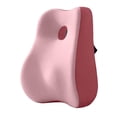 thumbnail image 3 of Esquirla High Back Support Pillow Lumbar Support Pillow for Sofa Office Chair Driving Pink, 3 of 8
