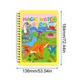 thumbnail image 3 of Magic Water Reveal Coloring Set Reusable Painting Kit for s Creative Art Activity Travel Friendly Washable Doodle Toy Educational Gift, 3 of 6