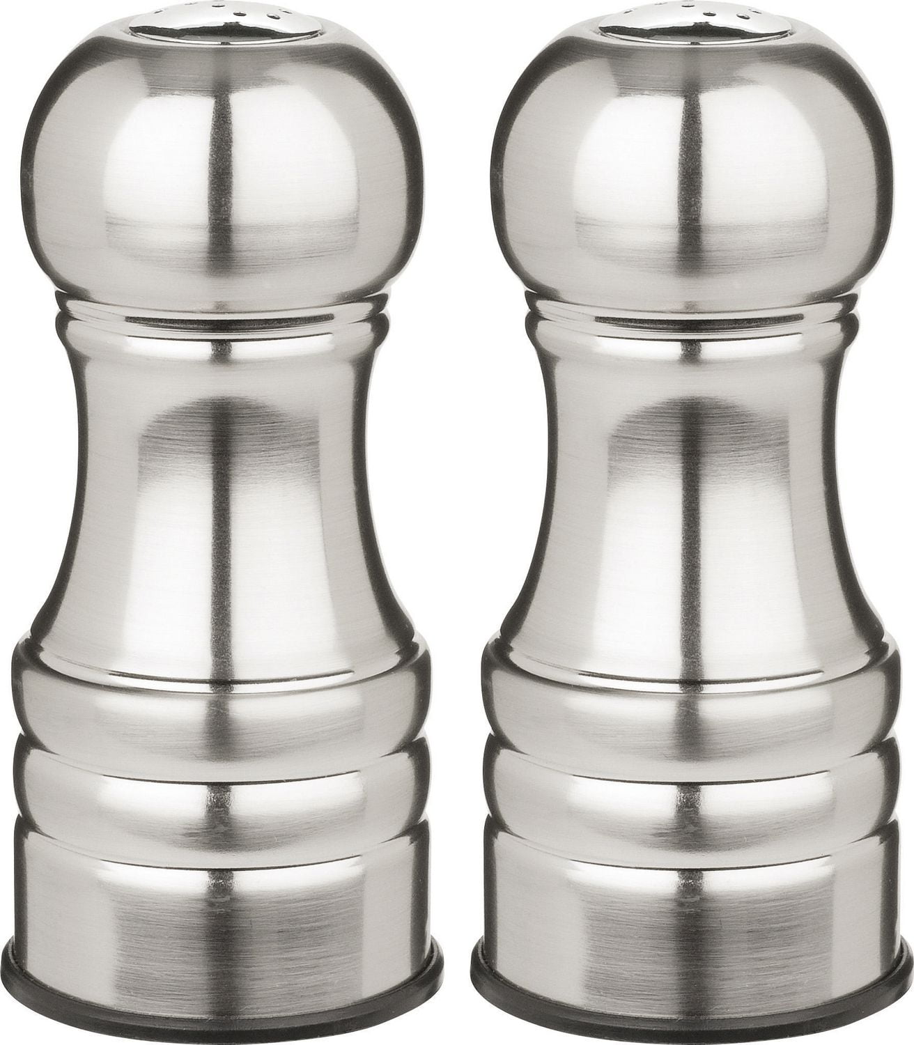 Salière et poivrière Century de Trudeau Maison en acier inoxydable de 11,5 cm (4,5 po)