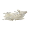 thumbnail image 4 of Holiday Time Wow Flocked Sitting Reindeer, 4 of 5