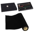 thumbnail image 2 of Xingzhi Back Self Adhesive Sheet Felt Velvet Velour Fabric Craft Sticker Black, 2 of 9
