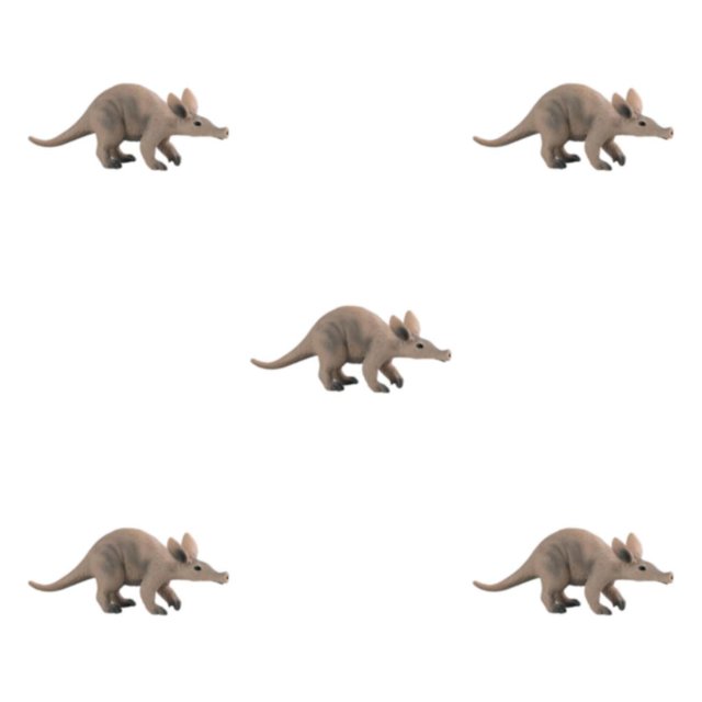 serony Vibrant African Aardvark Toy Figure for Curious Boys Colorful and Engaging Animal Simulation Style A 5Set