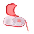 thumbnail image 4 of Abbracc Snack Rotating Container Easy Clean Sealing Lunch Box for Veggie Kids Adults Pink, 4 of 9