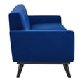 thumbnail image 2 of Modway Engage Performance Velvet Sofa in Navy, 2 of 8