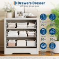 thumbnail image 3 of Decorative Front Closet Dresser - 3/5-Drawer Vertical Storage Cabinet, Space-Saving for Hallway & Living Room, 3 of 9