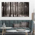 thumbnail image 1 of Beautiful Misty Forest in the Autumn - Forest Canvas Art Print, 1 of 3