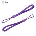 thumbnail image 3 of Unique Bargains 15cm Portable Item Nylon Cord Lanyards Hand Wrist Strap String Purple 20 Pack, 3 of 6