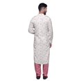 thumbnail image 5 of Atasi Printed Rayon Pathani Kurta With Solid Salwar For Mens Party Wear, 5 of 5