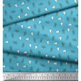 thumbnail image 2 of Soimoi Japan Crepe Satin Fabric Brush Stroke & Salt Bottle Cartoon Print Fabric by Yard 42 Inch Wide, 2 of 3