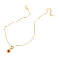 thumbnail image 2 of EGNMCR Necklaces & Pendants Exquisite Temperament Imitation Gold Crystal Necklace Clavicle Chain Gift A Necklace, 2 of 4