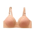 thumbnail image 2 of Bras for Women, Womans Embroidered Glossy Comfortable Breathable Bra Underwear No Rims, 2 of 6