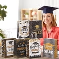 thumbnail image 1 of TIMIFIS Kraft Paper Pockets, Home Decor 6 PCS Pack Graduation Season Gift Bags Candy Bags Kraft Paper Gift, 1 of 6