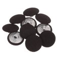 thumbnail image 1 of Unique Bargains 10pcs 28L Fabric Cloth Covered Button 18mm Round Metal Shank Sewing Buttons for Suits Dress Blouses, Brown, 1 of 5