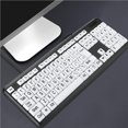thumbnail image 3 of Yingyy Computer Large Print Wired Keyboard Fluent Typing Lightweight USB Keyboards Cable Input Equipment Keypad Elderly Weak Sight, 3 of 9