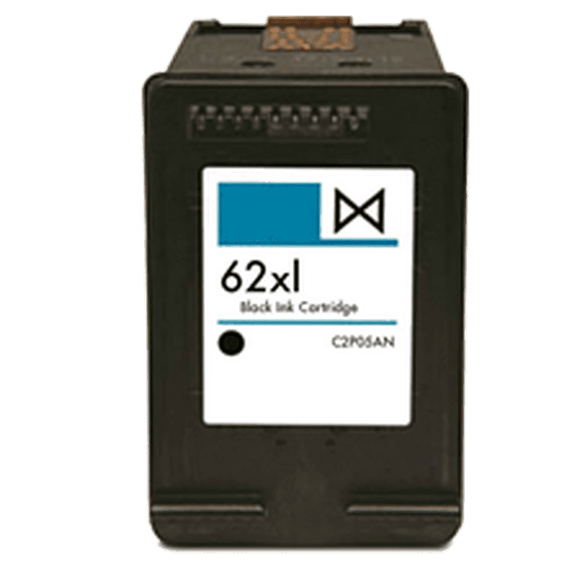 Zoomtoner Compatible HP Envy e-All-in-One 5660 HP C2P05AN (62TG) Cartouche d'Encre Jet d'Encre Noire à Rendement Élevé. Offre un Rendement de 600 pages avec une Couverture de 5 %. la Cartouche Est Noire avec une Étiquette Blanche Affichant « 62TG » et « C2P05AN ». Convient aux Imprimantes HP Envy e-All-in-One 5660. Comprend une Garantie de 1 An avec des options de Remplacement Ou de Remboursement Gratuites.