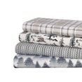 thumbnail image 2 of Snow Cap 4 Piece Cotton Flannel Sheet Set, 2 of 3