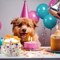 thumbnail image 3 of Ruiboury Dog birthday cake plush toy, 3 of 9