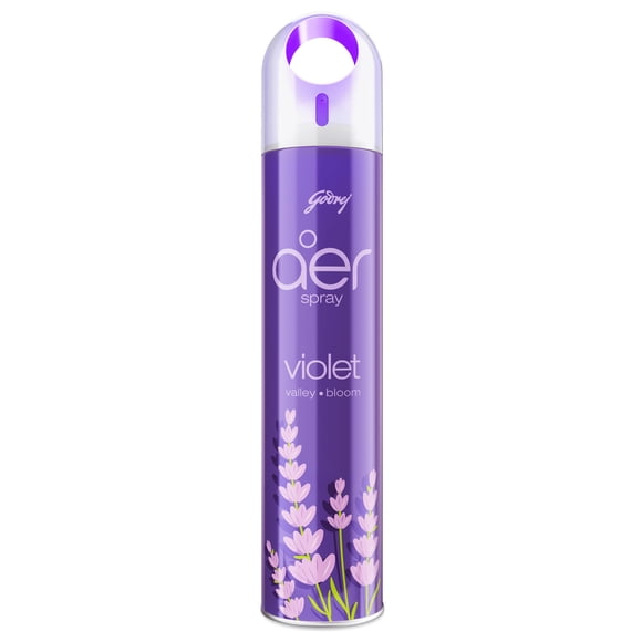 Godrej Aer Fresh Violet Valley Bloom Home Fragrance Spray, 220 ml, Odor Fighting Room Air Freshener Spray