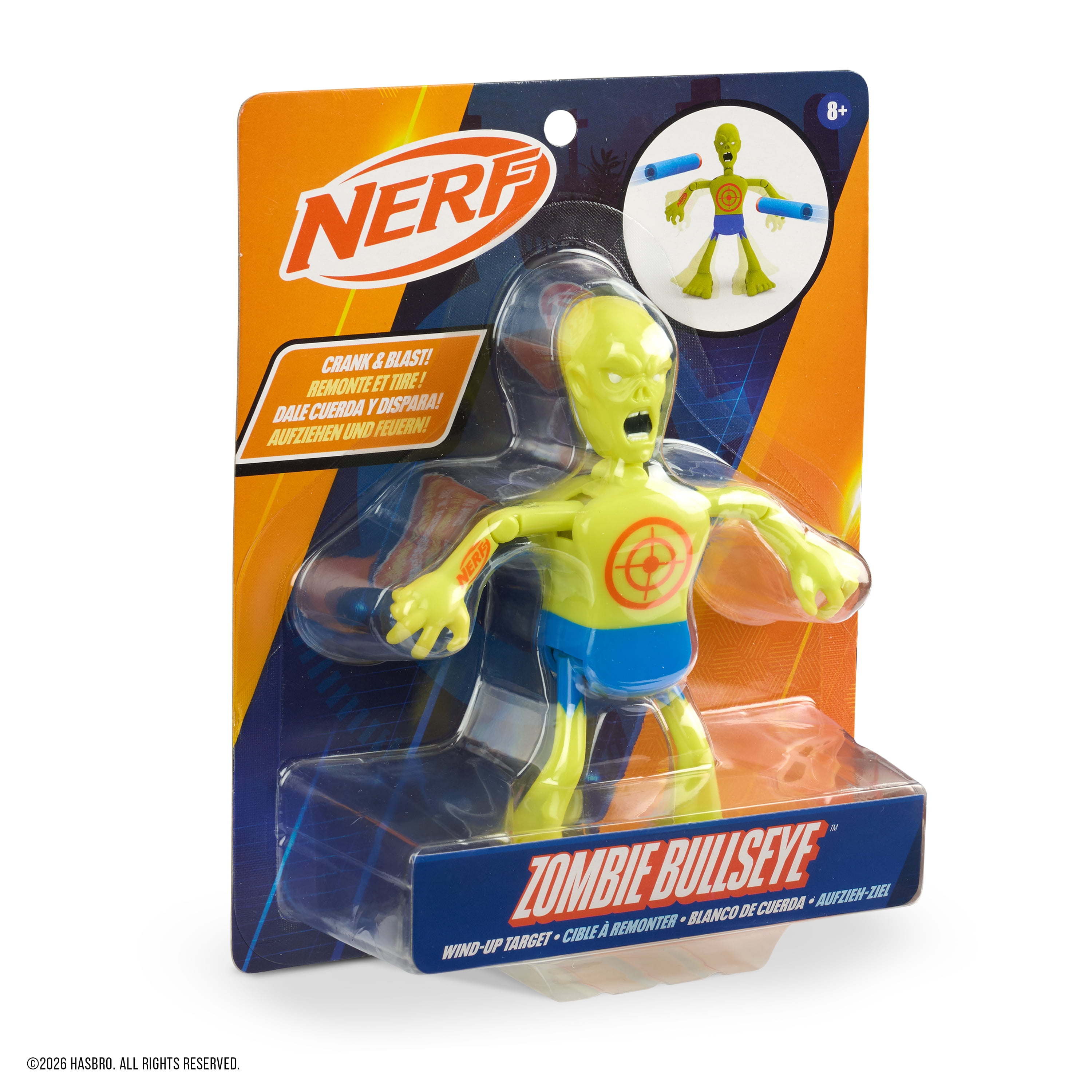 NERF Zombie Bullseye - Windup Target by Wilder Toys