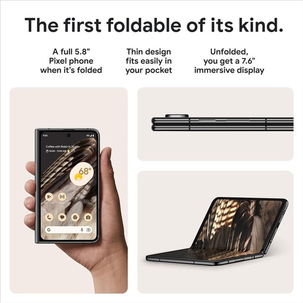 Google Pixel Fold 5G (Foldable Smartphone) 256GB 12GB RAM With