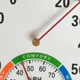 thumbnail image 2 of Hygrometer  Hygrometer Pointer Type Full Metal Multifunction Indoor  for Baby's Room Hospital Pharmacy, 2 of 6