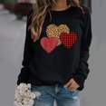 thumbnail image 2 of RKSTN Chandail pour Femmes Décontracté à Manches Longues Blouse à Imprimé de la Saint-Valentin Hauts Chandail Col Rond Coupe Ample Chandail, 2 of 3