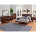 thumbnail image 2 of Alpine Furniture 1978-02 Gramercy 2 Drawer Nightstand, Walnut, 2 of 3