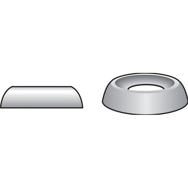 Finishing Washer, #8 Countersunk, Stainless Steel, 100-Pk. - 830754