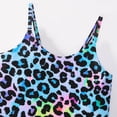 thumbnail image 3 of Birdeem Toddler Kids Baby Girls Fashion Cute Leopard Print Bikini Ruffles One-Piece Swimsuit, 3 of 9