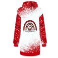 thumbnail image 5 of Jsaierl Robe à Capuchon de Noël pour Femmes, Robe de Chandails à Capuchon, Robe Tunique de Noël à Manches Longues, Chandails à Capuchon Surdimensionnés avec Poche, 5 of 5