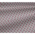 thumbnail image 5 of oneOone Georgette Viscose Fabric Leaves & Floral Block Print Fabric BTY 42 Inch Wide, 5 of 5