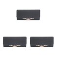 thumbnail image 4 of Wweixi Lightweight And Portable Evening Bag For Touch Protects Items black 3Set, 4 of 6