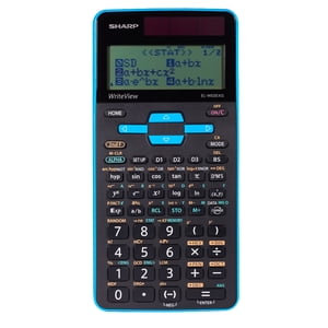 Sharp ELW535XGBL WriteView Calculatrice scientifique pour l'école secondaire, collège & Université, 422 Fonctions, 16-Digit Affichage, 3 Modes, statistiques & 12 Boutons de mémoire