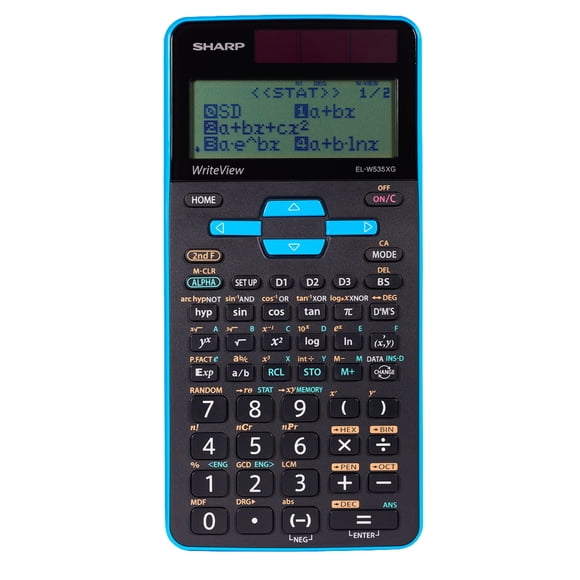 Sharp ELW535XGBL WriteView Scientific Calculator for High School, College & University, 422 Functions, 16-Digit Display, 3 Modes, Statistics & 12 Memory Buttons