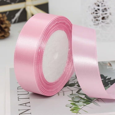 Cadeaux de Mariage Personnalisés, Ruban Décoratif Uni pour l'Extérieur 2,5 cm Ruban en Polyester Ruban d'Emballage Cadeau Ruban de Pâtisserie Ruban de Décoration de Mariage, Ensemble de Cadeaux de Pâtisserie