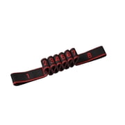 Czzoypi 8-Segmented Yoga Resistance Band, Adjustable Elastic Exercise Stretching Bands with Handles, Multifunctional Stretching Strap for Legs Arms Home Gym Workout, Red