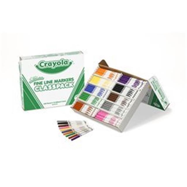 Crayola 8211 200 Marqueurs Lavables Pointe Fine