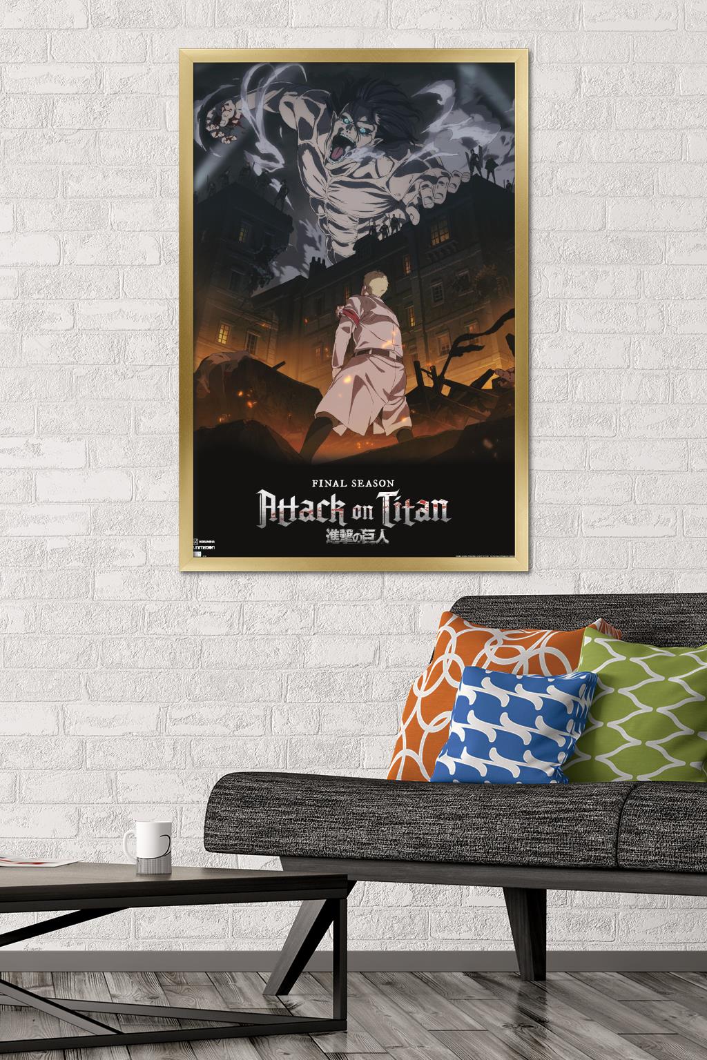 Attack on Titan: Season 4 - Key Visual 1 Wall Poster, 22.375" x 34"