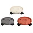 thumbnail image 2 of 260mm Plant Mover With Wheels Plant Support Roller Flower Pot Base Movable Tray, 2 of 11