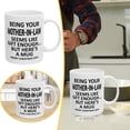 thumbnail image 1 of Ceramic Novelty Coffee Mug For Holidays And Being Your In Law Seems Like Enough Funny Idea, 1 of 6